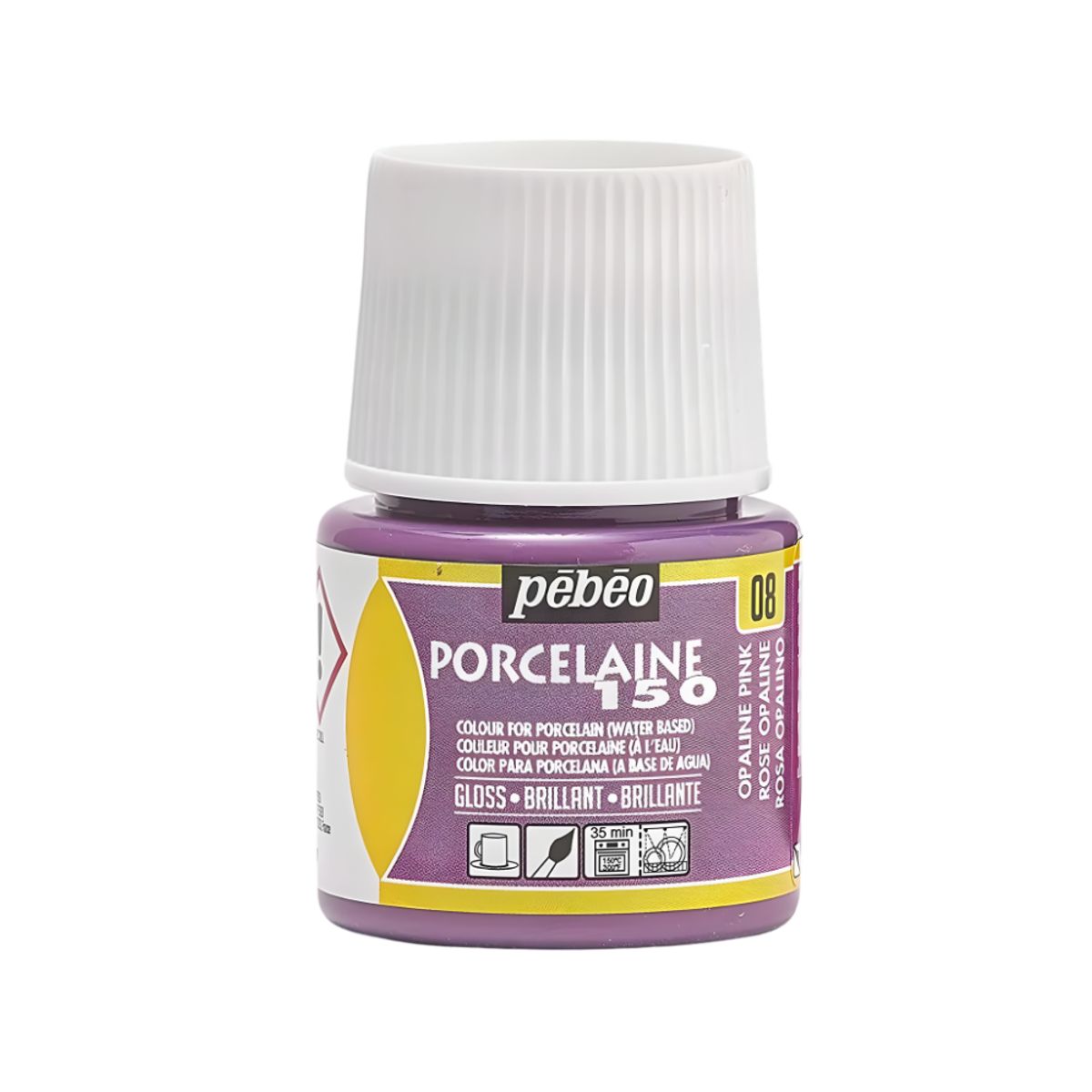 PEBEO - Pintura Porcelana Loza Pebeo Porcelaine 150 Rosa Opalino 45ml