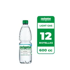 CACHANTUN - 12x Agua Mineral Light Gas 600cc