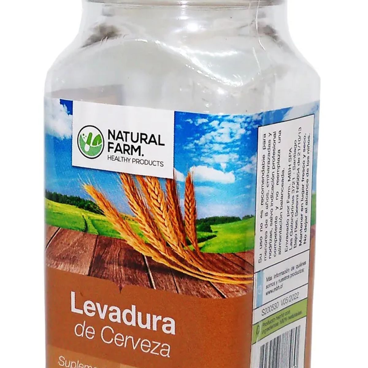 NATURAL FARM - Pack 3 Levadura De Cerveza Nf 180 Capsulas 3x60 Caps