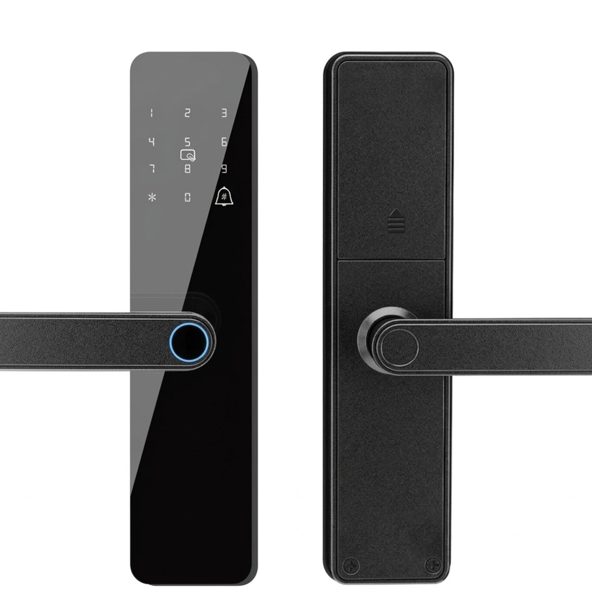 GENERICO - Cerradura Inteligente Biométrica WiFi con Huella Digital y Teclado Táctil