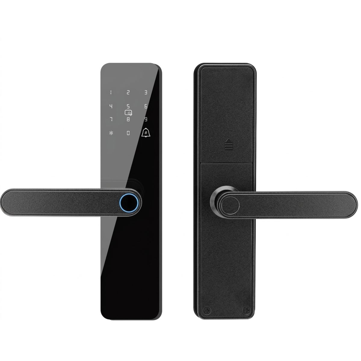 GENERICO - Cerradura Inteligente Biométrica WiFi con Huella Digital y Teclado Táctil