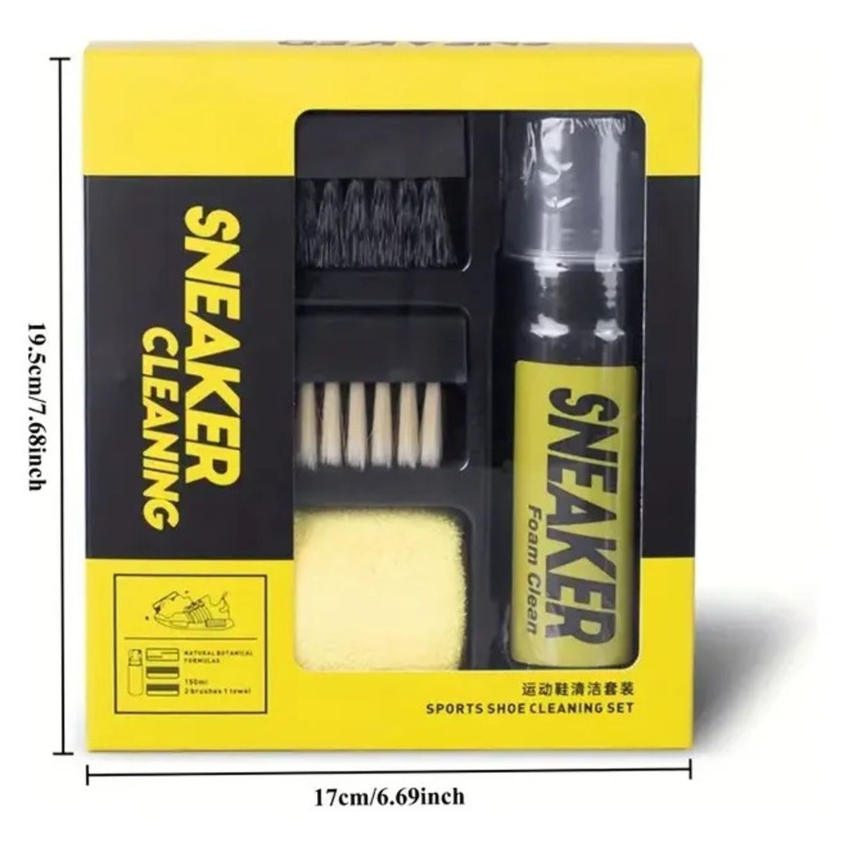 GENERICO - Kit De Limpieza Zapatillas Calzado Espuma Limpiadora Blanqueador