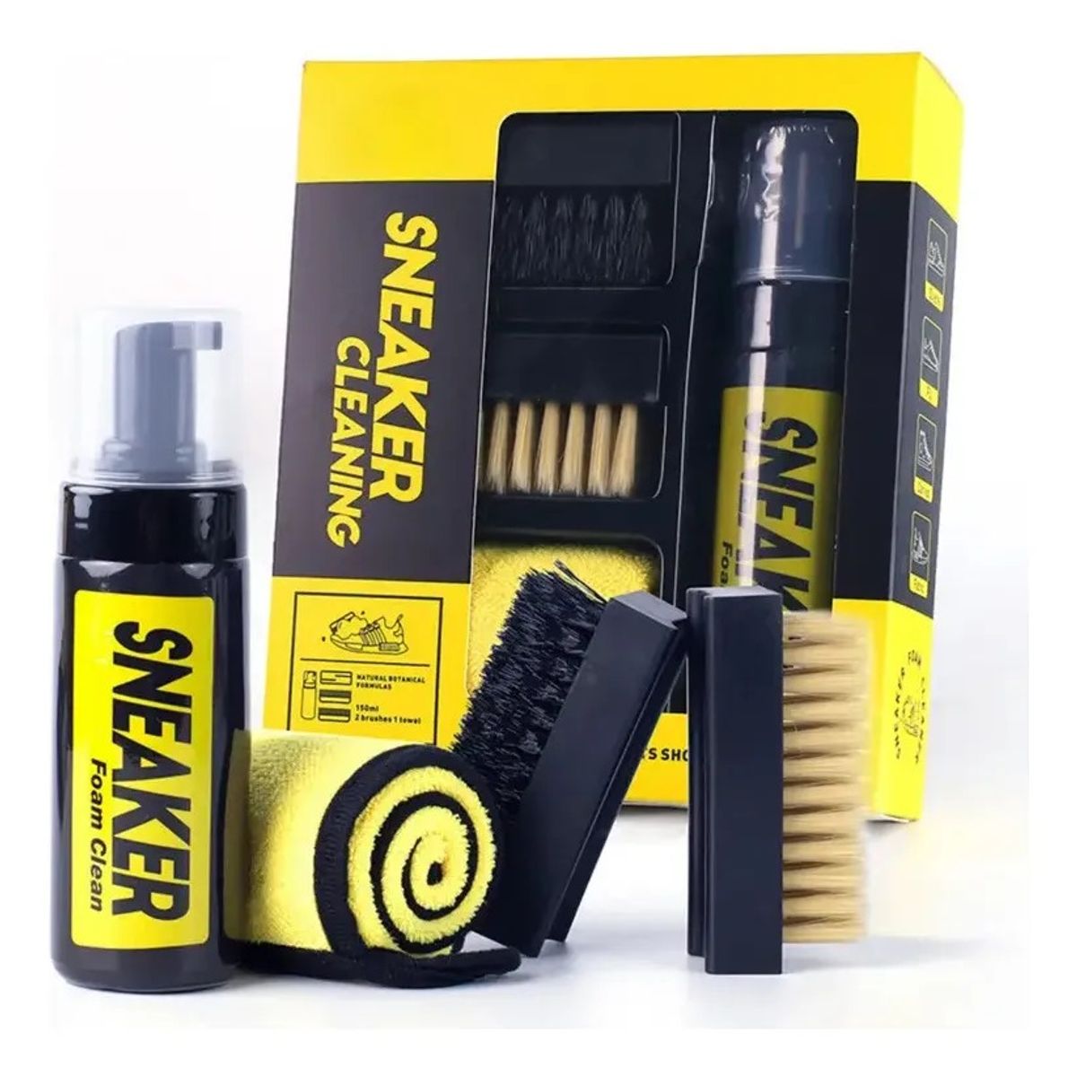 GENERICO - Kit De Limpieza Zapatillas Calzado Espuma Limpiadora Blanqueador