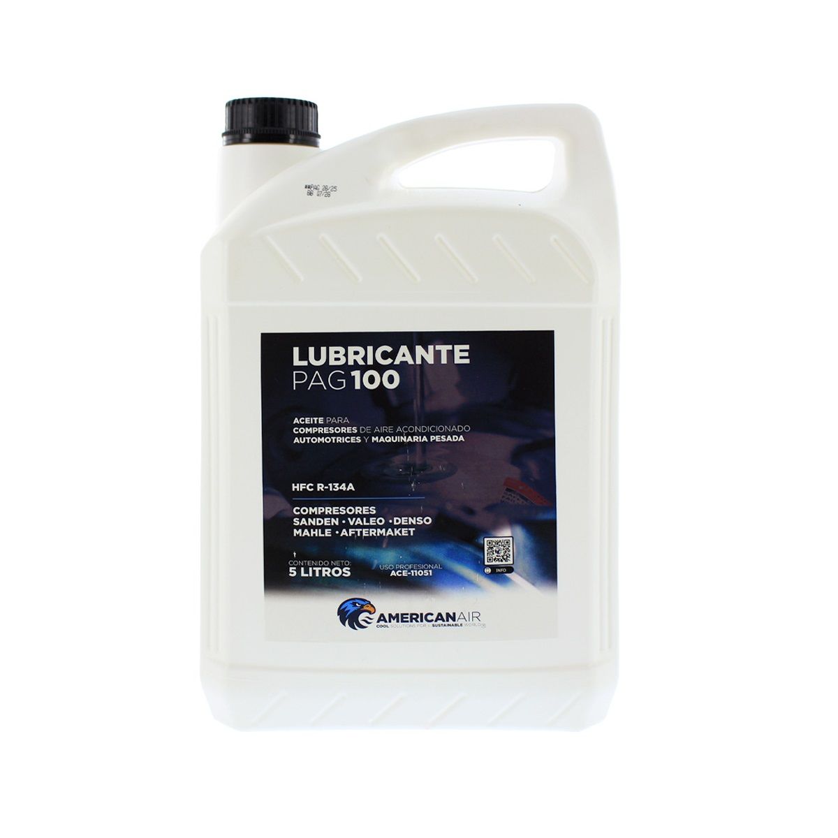 AMERICAN AIR - Aceite Pag 100 5LT R134a American Air A/c Auto