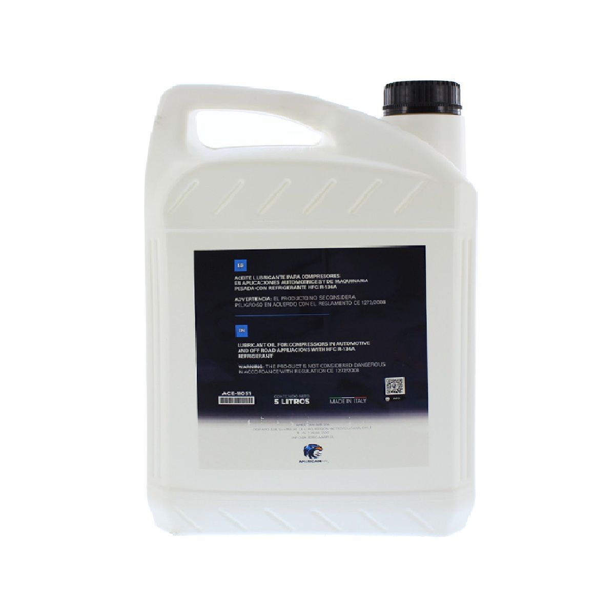 AMERICAN AIR - Aceite Pag 100 5LT R134a American Air A/c Auto