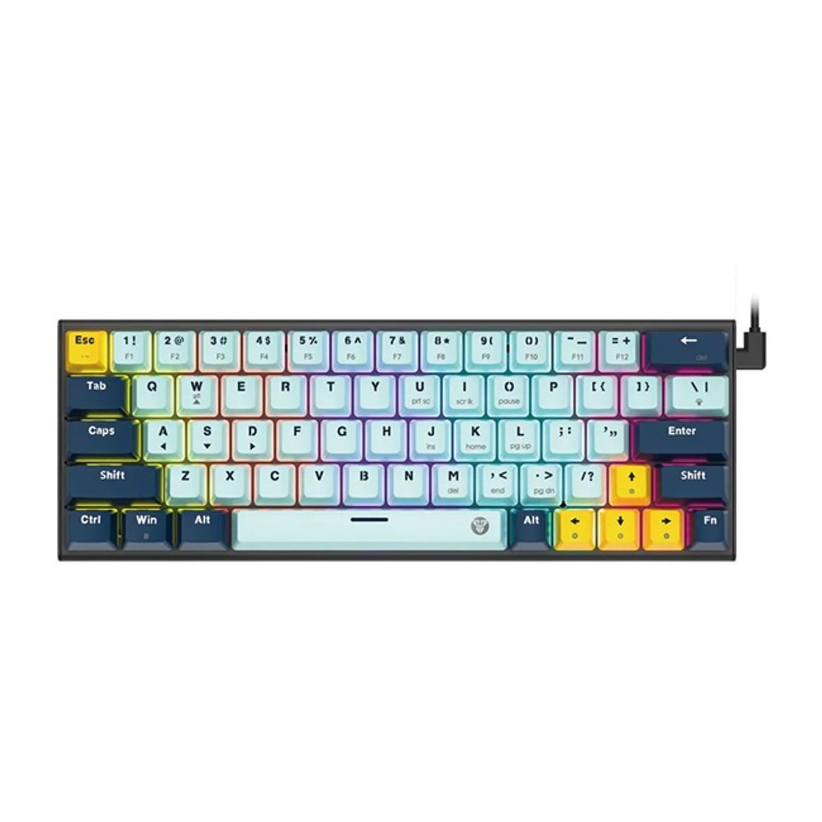 FANTECH - Teclado Gamer - Fantech  Atom63 Rgb - 60% - Switch Red
