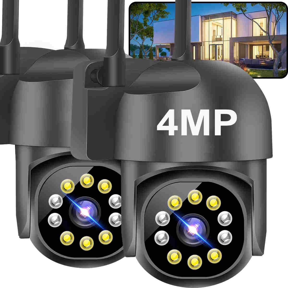 GENERICO - 2pcs Cámaras De Seguridad Exterior Wifi Ip Alarma BELUG