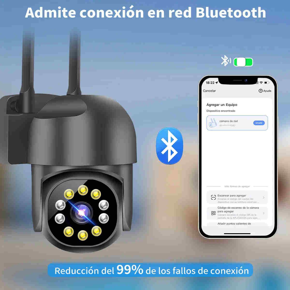 GENERICO - 2pcs Cámaras De Seguridad Exterior Wifi Ip Alarma BELUG