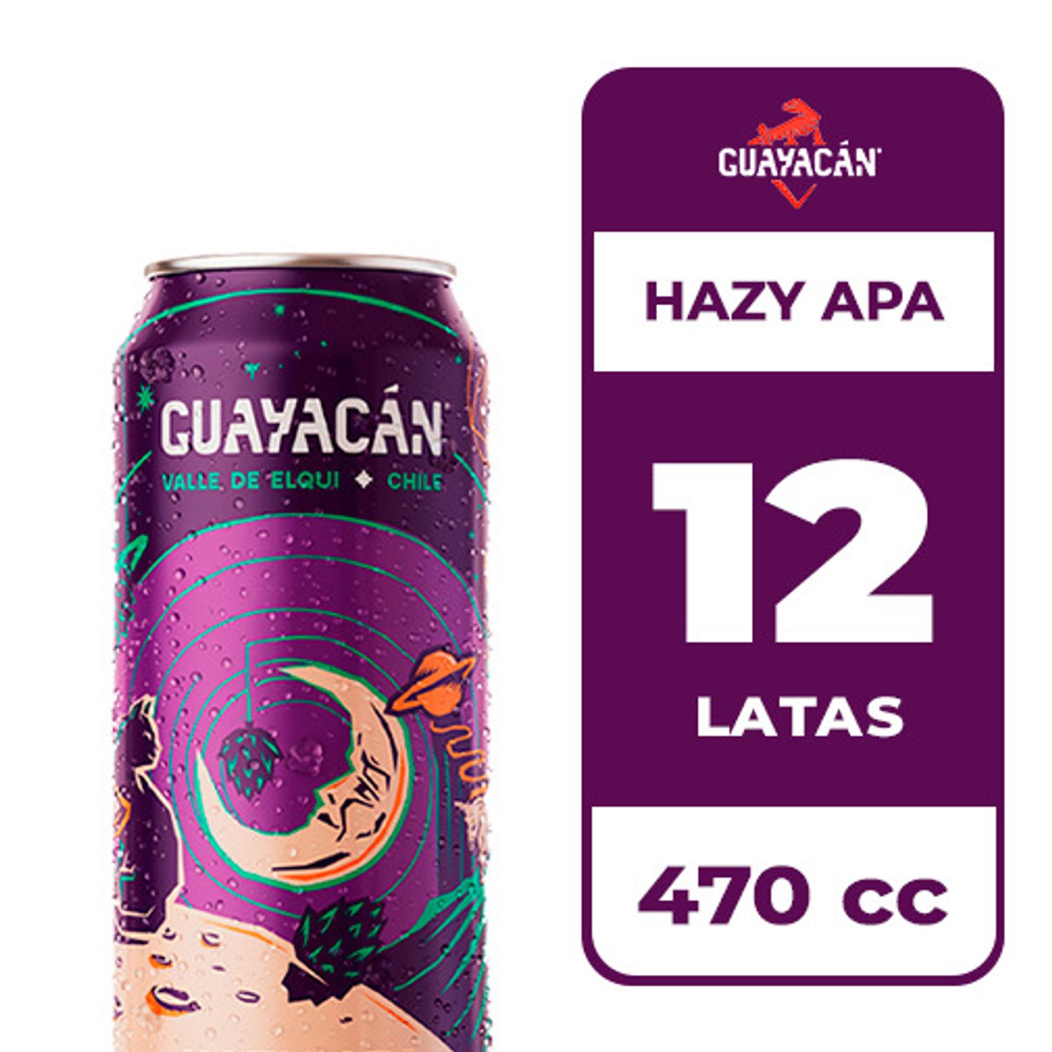 CCU 12x Cerveza Guayacán Hazy APA 4.9° Lata 470cc | Falabella Chile