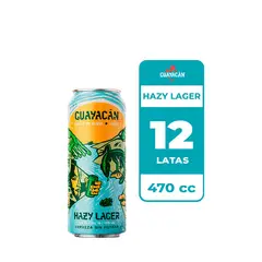 CCU - 12x Cerveza Guayacán Hazy Lager 4.9° Lata 470cc