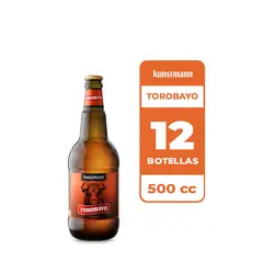 KUNSTMANN - 12x Cerveza Torobayo 5.0° Botella 500cc