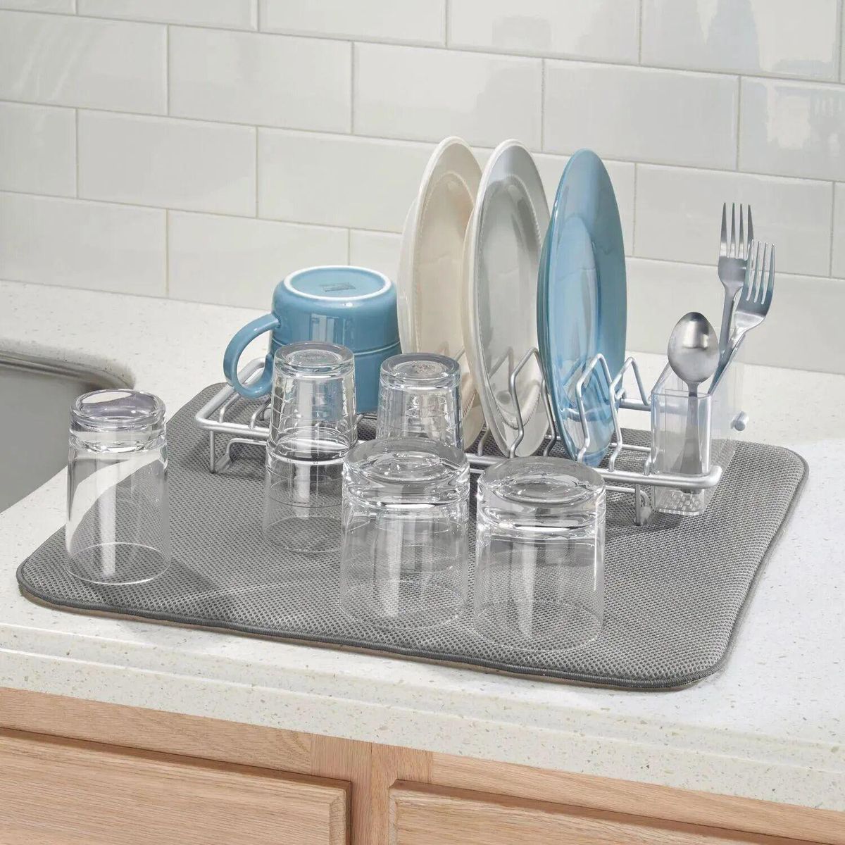 BIANCA HOME - Paño de Limpieza Cocina Microfibra Dry Gris