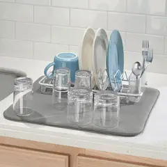 BIANCA HOME - Paño de Limpieza Cocina Microfibra Dry Gris