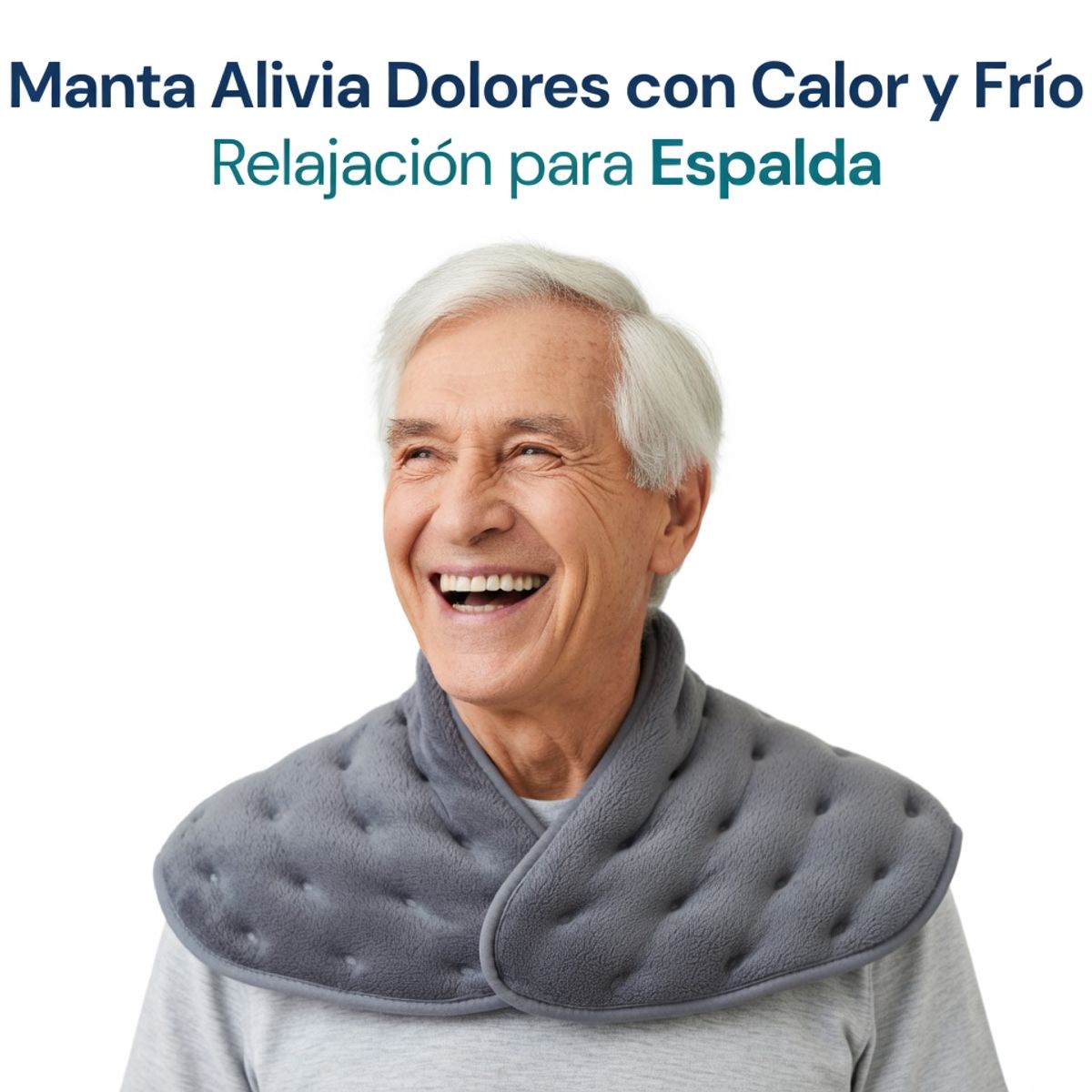 MOVI - Terapia de Calor y Frío Natural Manta Alivia Dolores Cuello, Hombros y Espalda de Semillas