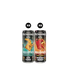 AUSTRAL - 12x Cerveza Variedades Patagonia Mix Lata 350cc