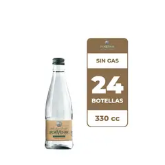 PORVENIR - 24x Agua Mineral Sin Gas 330cc