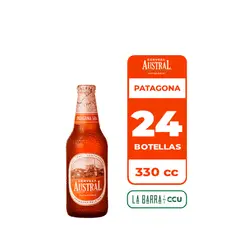 AUSTRAL - 24x Cerveza Patagona 508 5.0° Botella 330cc