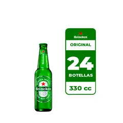 HEINEKEN - 24x Cerveza 5.0° Botella 330cc