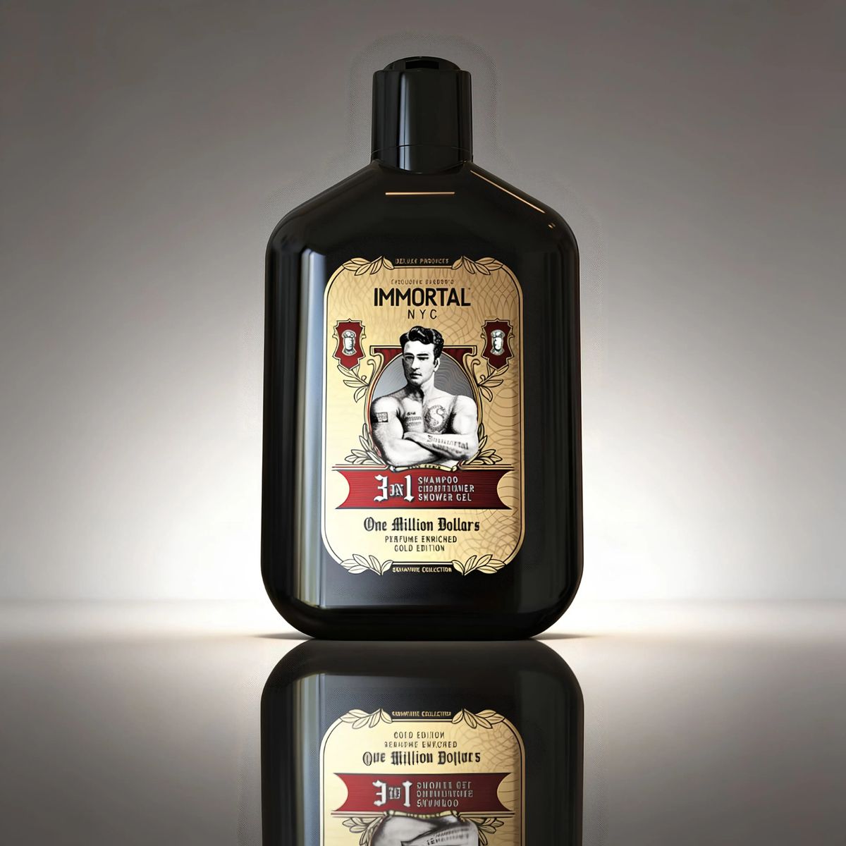 IMMORTAL NYC - Immortal Nyc 3 in 1 One Million Dollars Champú + Acondicionador + Gel de Ducha