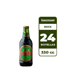 KUNSTMANN - 24x Cerveza Bock 5.3° Botella 330cc