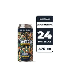 KUNSTMANN - 24x Cerveza Experimental Bierfest 5° Lata 470cc