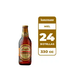 KUNSTMANN - 24x Cerveza Miel 4.8° Botella 330cc