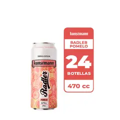 KUNSTMANN - 24x Cerveza Radler Pomelo 2.5° Lata 470cc