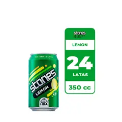 STONES - 24x Cerveza Lemon 2.5° Lata 350cc