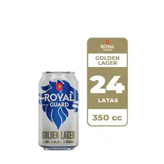 Royal Guard - 24x Cerveza Golden Lager 4.5° Lata 350cc