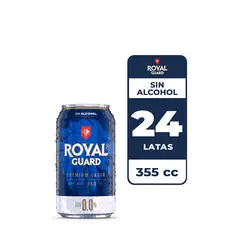 Royal Guard - 24x Cerveza Sin Alcohol Lata 350cc