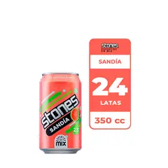 CCU - 24x Cerveza Sandia Stones 2.5° Lata 350cc