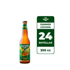 VOLCANES DEL SUR - 24x Cerveza Summer Lucuma 4.0° Botella 350cc