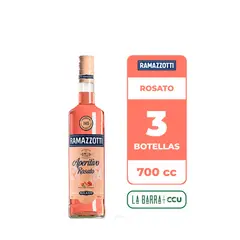 RAMAZZOTTI - 3x Aperitivo Rosato 15° 700cc
