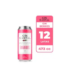 KANTAL - 12x Cóctel Gin Berries 7° Lata 473cc