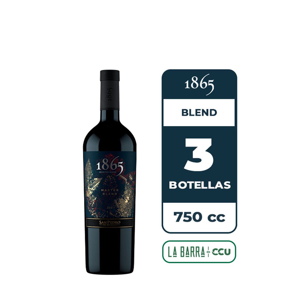 1865 - 3x Vino 1865 Master Blend 750cc