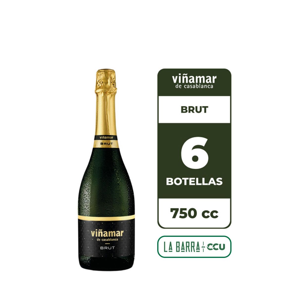 VIÑAMAR - 6x Espumante Viñamar Brut 750cc