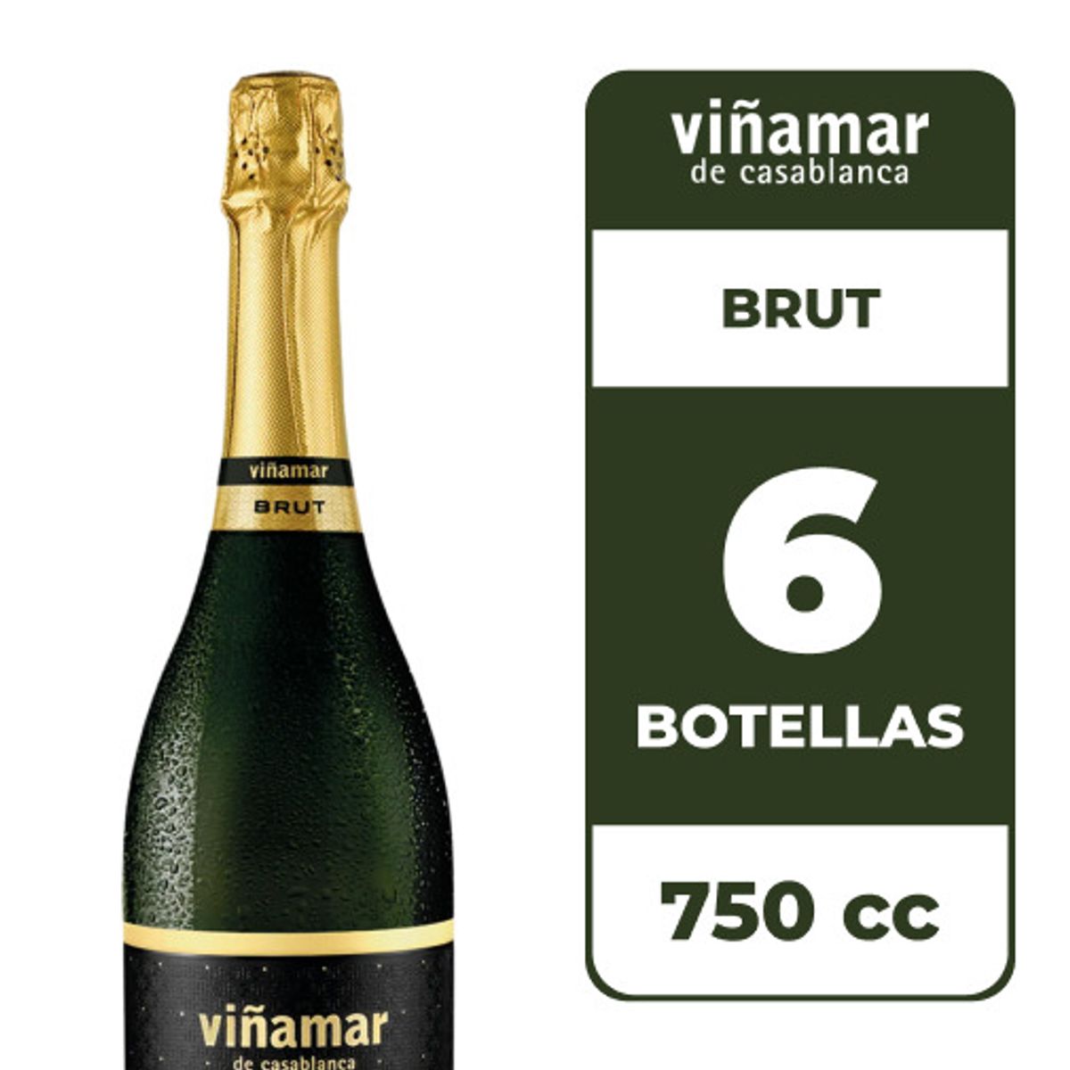 VIÑAMAR - 6x Espumante Viñamar Brut 750cc