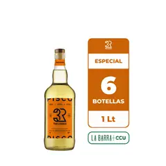 TRES ERRES - 6x Pisco 35° 1L