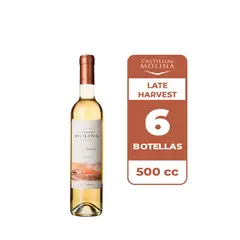 CASTILLO DE MOLINA - 6x Vino Late Harvest 500cc