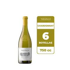 TARAPACA - 6x Vino Tarapacá Gran Reserva Chardonnay 750cc