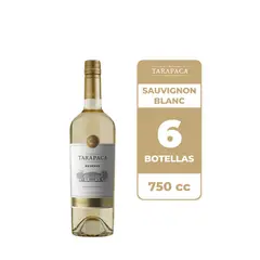 TARAPACA - 6x Vino Tarapacá Reserva Sauvignon Blanc 750cc