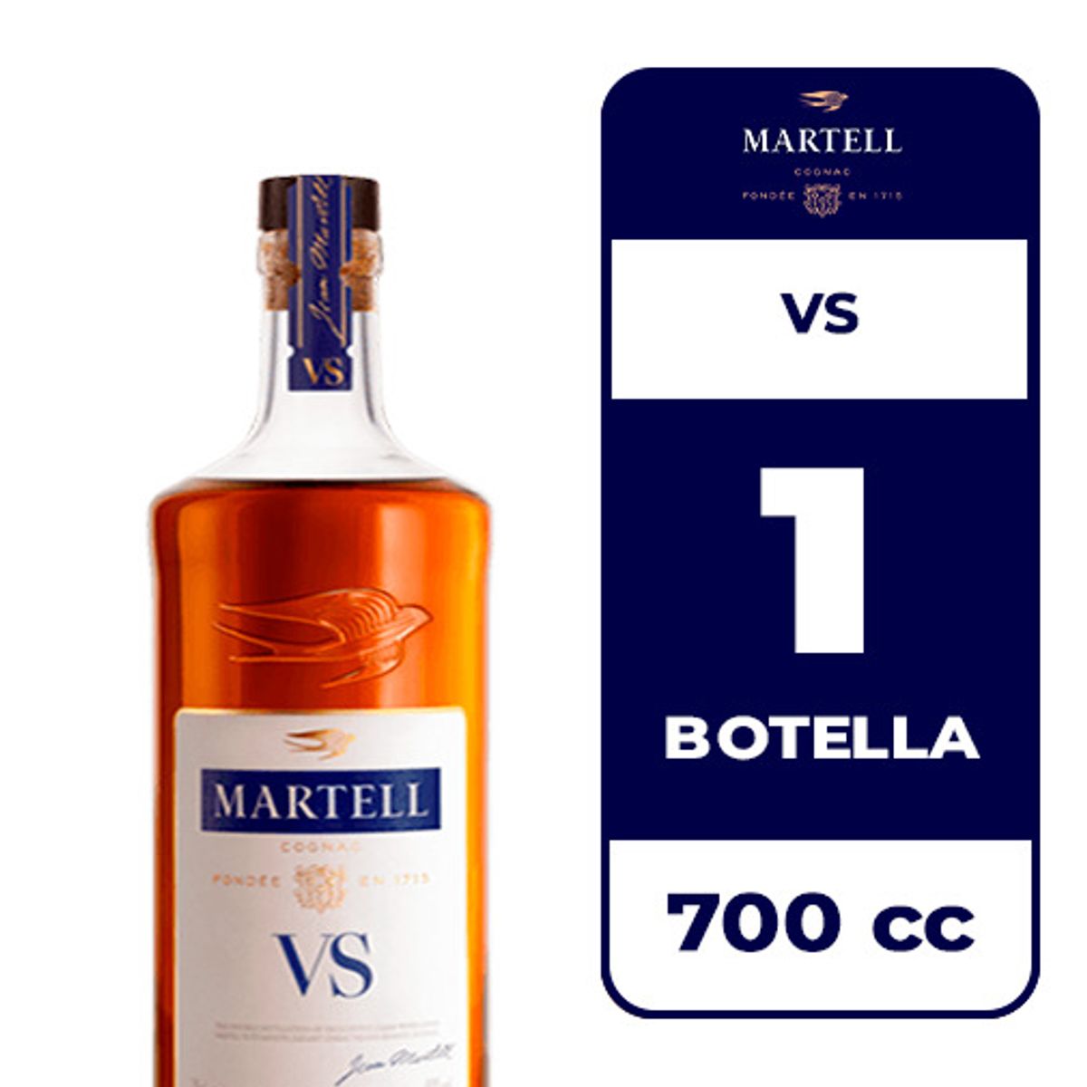 MARTELL - Coñac Martell Vs 40° 700cc