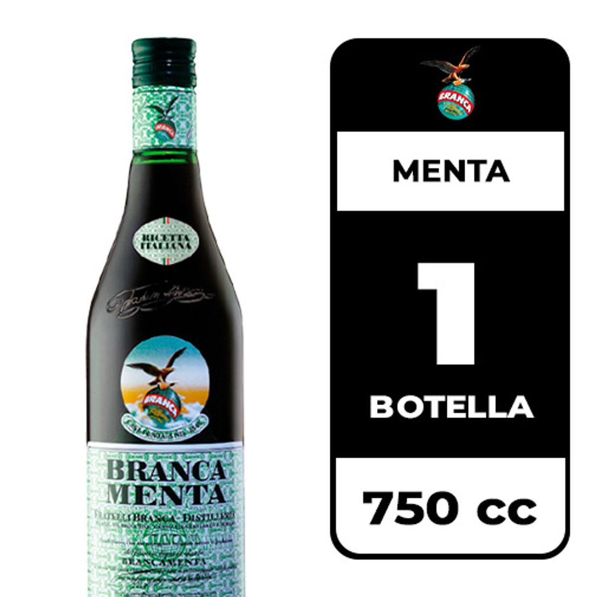 BRANCA - Fernet Branca Menta 26° 750cc