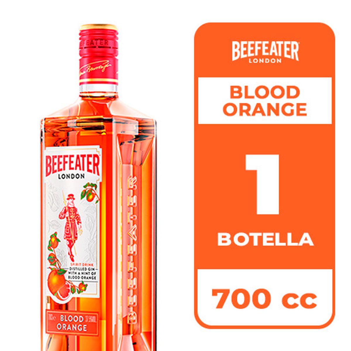 BEEFEATER - Gin Beefeater Blood Orange 37.5° 700cc