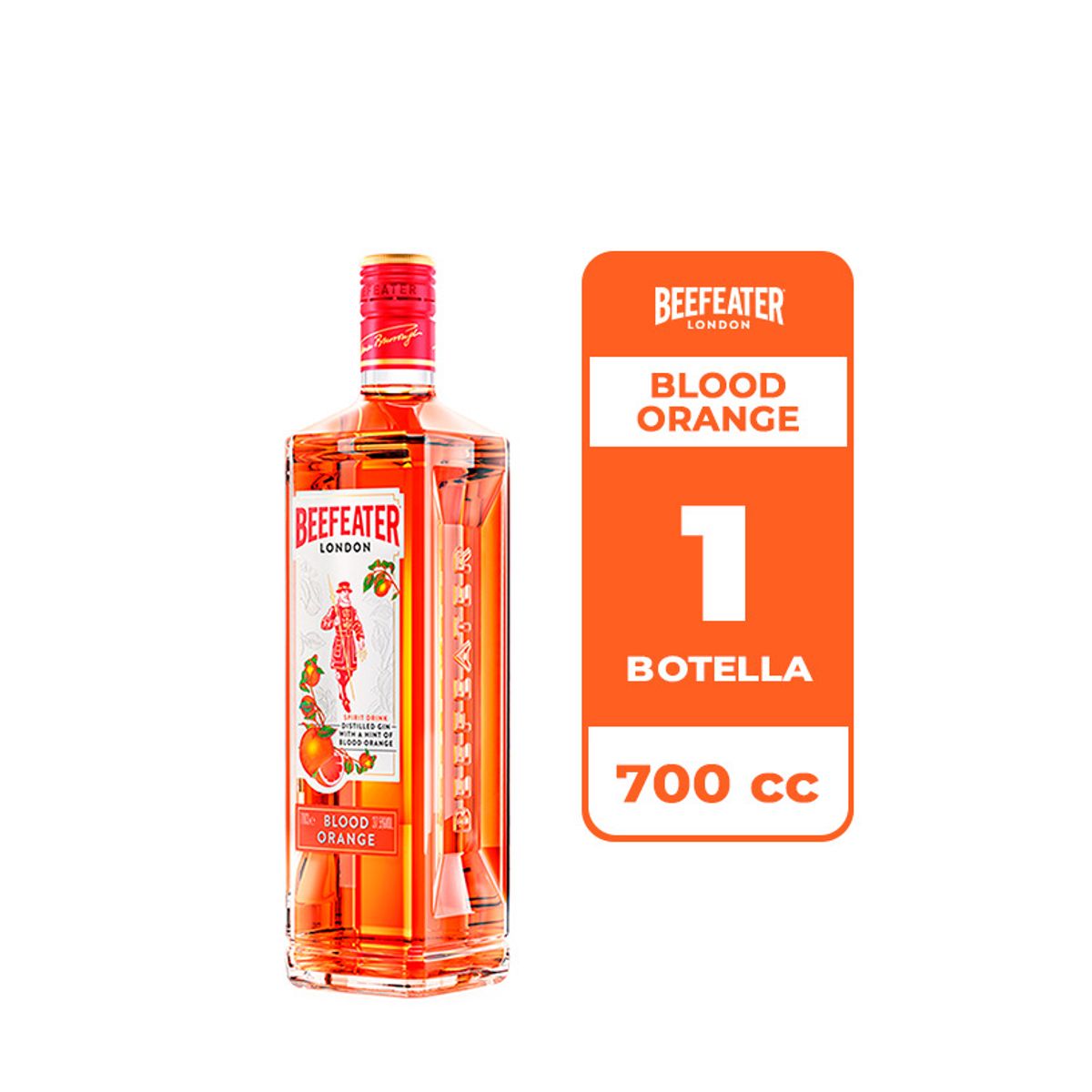 BEEFEATER - Gin Beefeater Blood Orange 37.5° 700cc