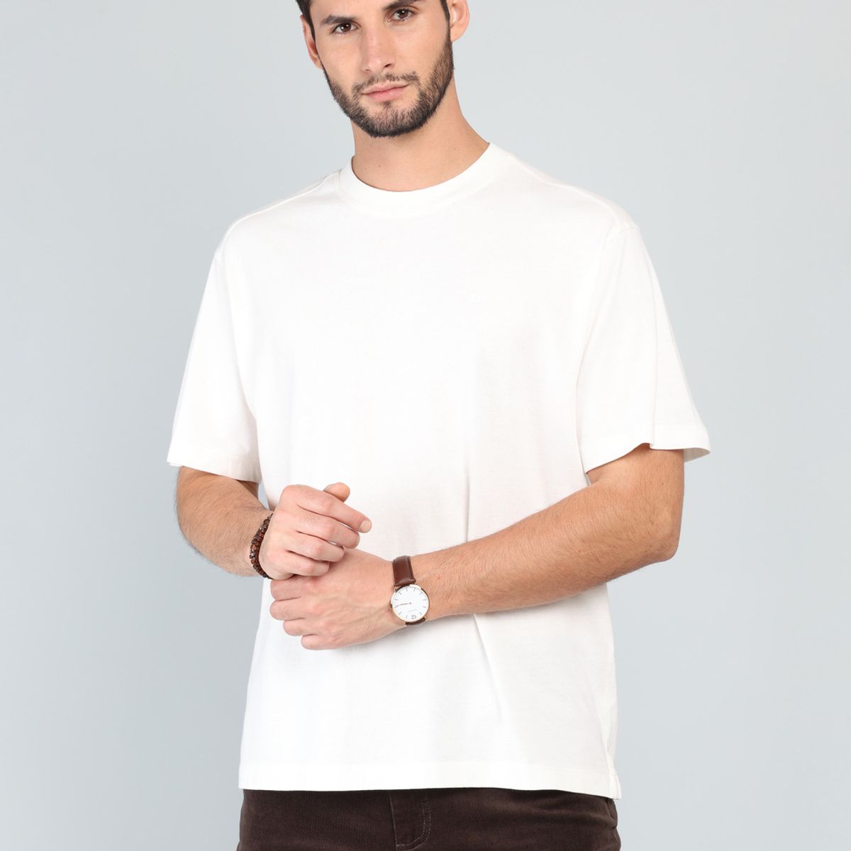 ARROW - Polera Lisa Stone Wash Regular Fit Crudo Arrow ARROW