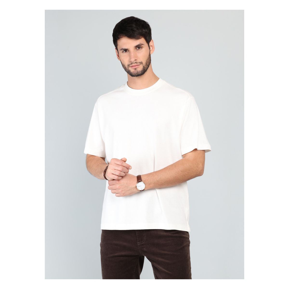 ARROW - Polera Lisa Stone Wash Regular Fit Crudo Arrow ARROW
