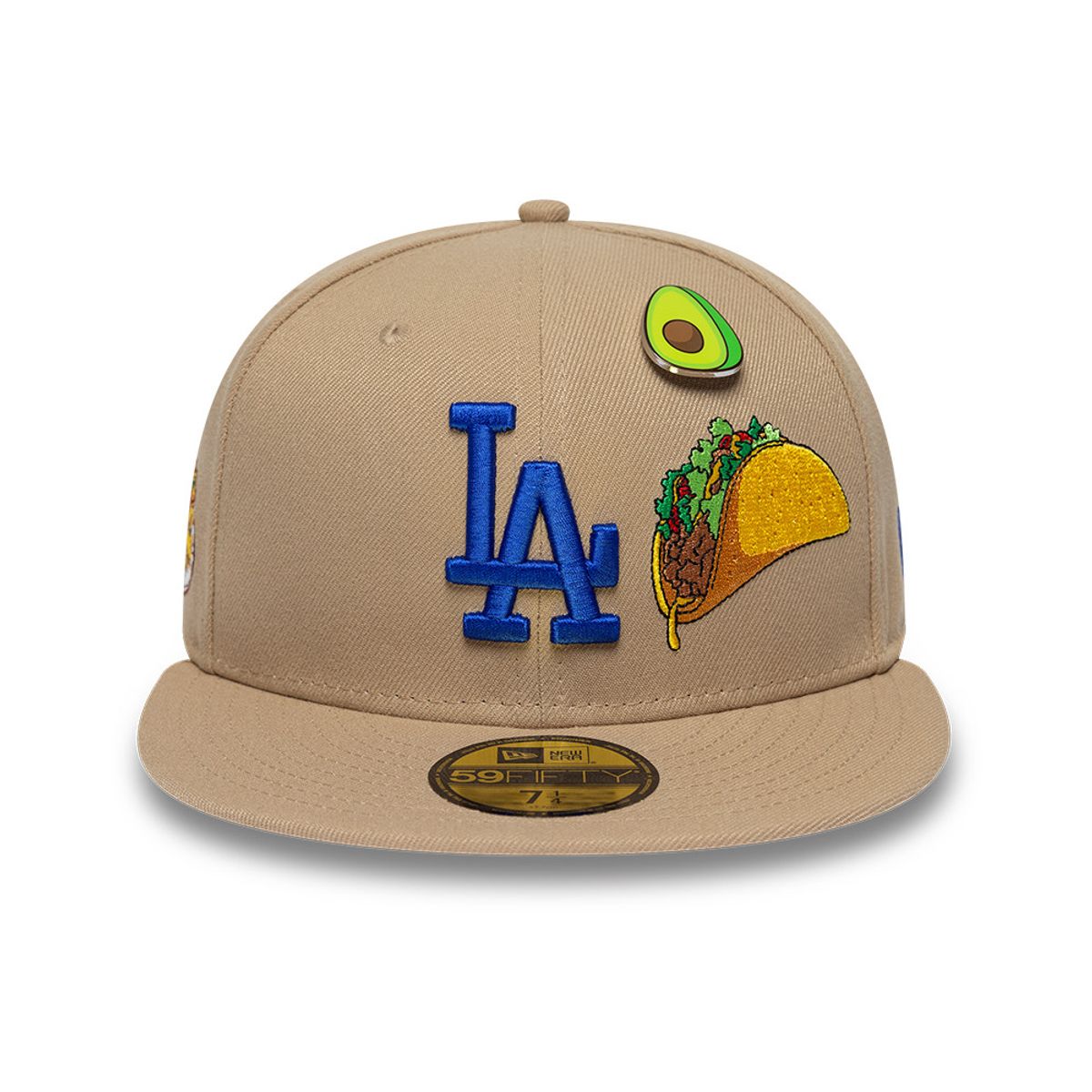 NEW ERA - Gorra 59Fifty MLB Los Angeles Dodgers Food Graphic Beige