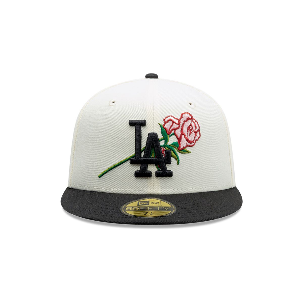 NEW ERA - Gorra 59Fifty MLB Los Angeles Dodgers MLB Pink Rose Blanco