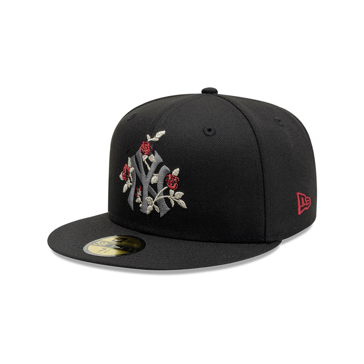 NEW ERA - Gorra 59Fifty MLB New York Yankees Gothic Flowers Negro